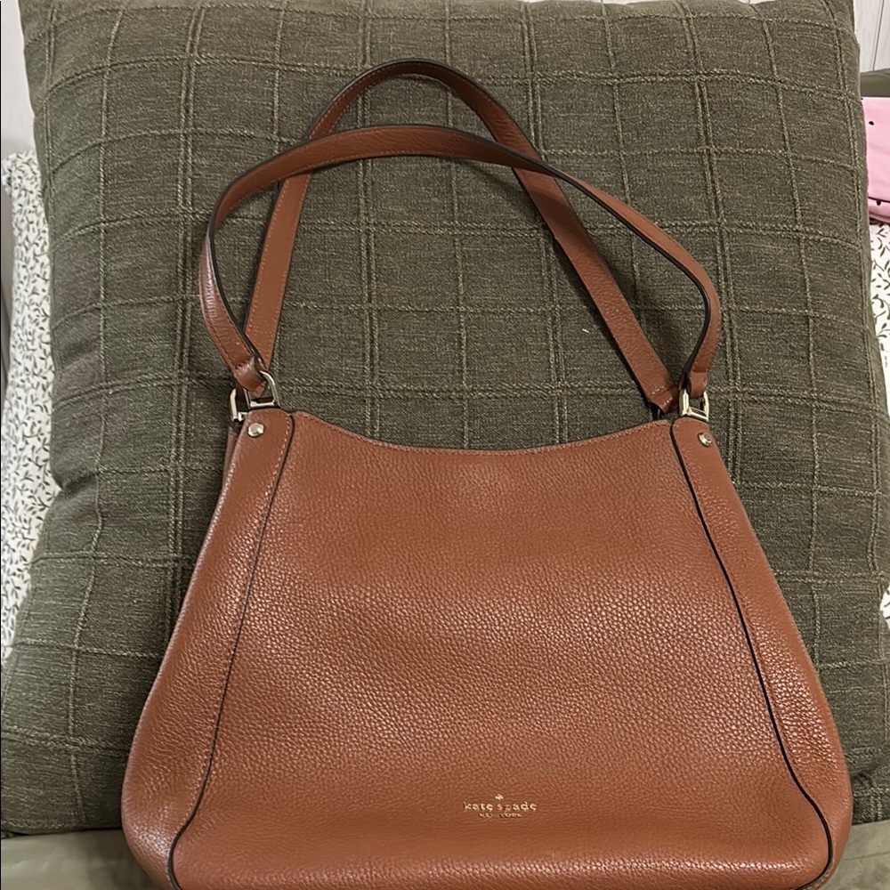 Kate Spade Brown Shoulder Bag with Chic Appeal
